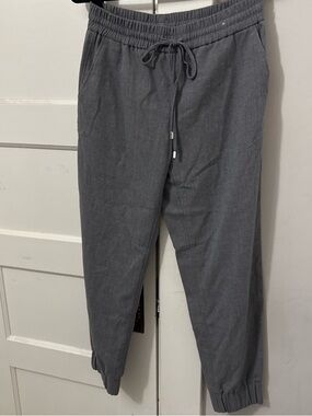 ZARA Gray Drawstring Jogger Pants